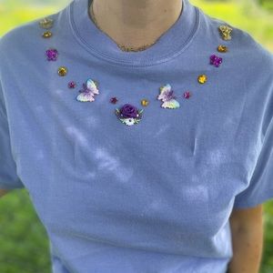 Vintage Jeweled T-Shirt 🦋